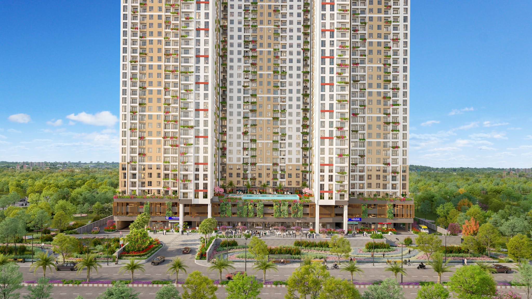 Bán căn hộ 2PN2WC Bcons Aria 52m² 2.5 tỷ Làng Đại học