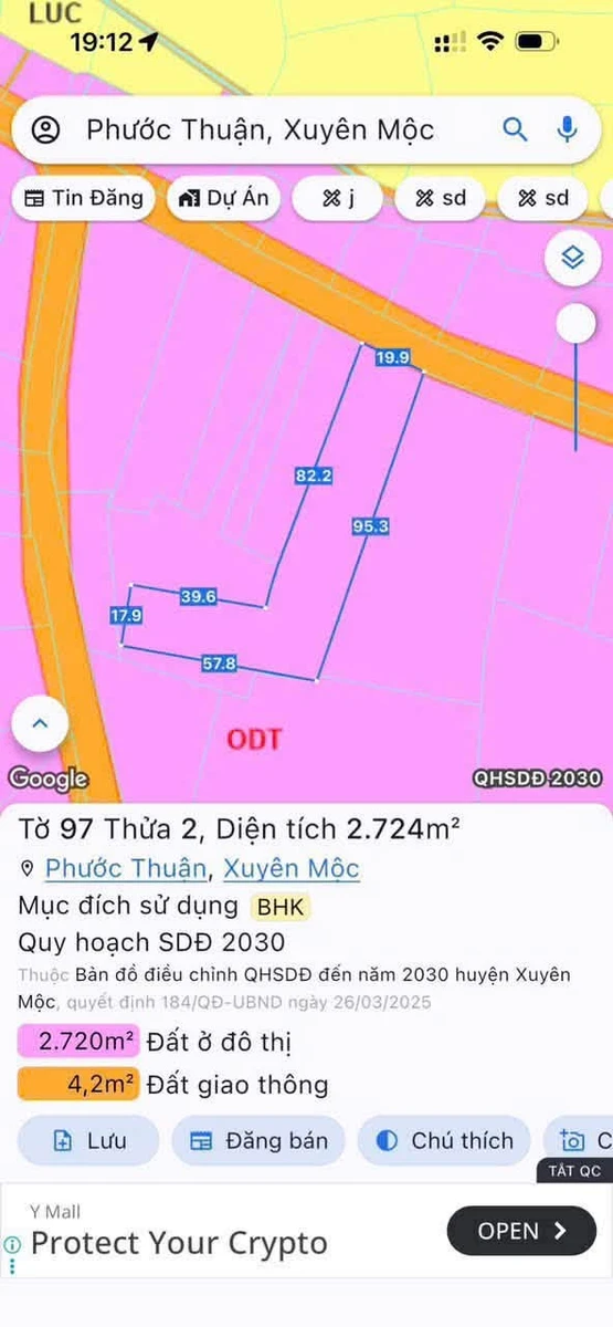 Bán đất 2700m2 gần Hồ Tràm, Xuyên Mộc 6,35 tỷ - Ảnh thu nhỏ 5