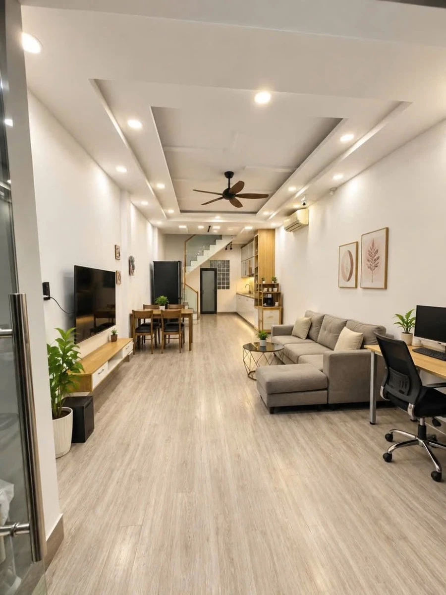 Bán nhà phố 2 tầng 2 mặt tiền 48m² Phan Văn Trị, Gò Vấp - Ảnh thu nhỏ 3
