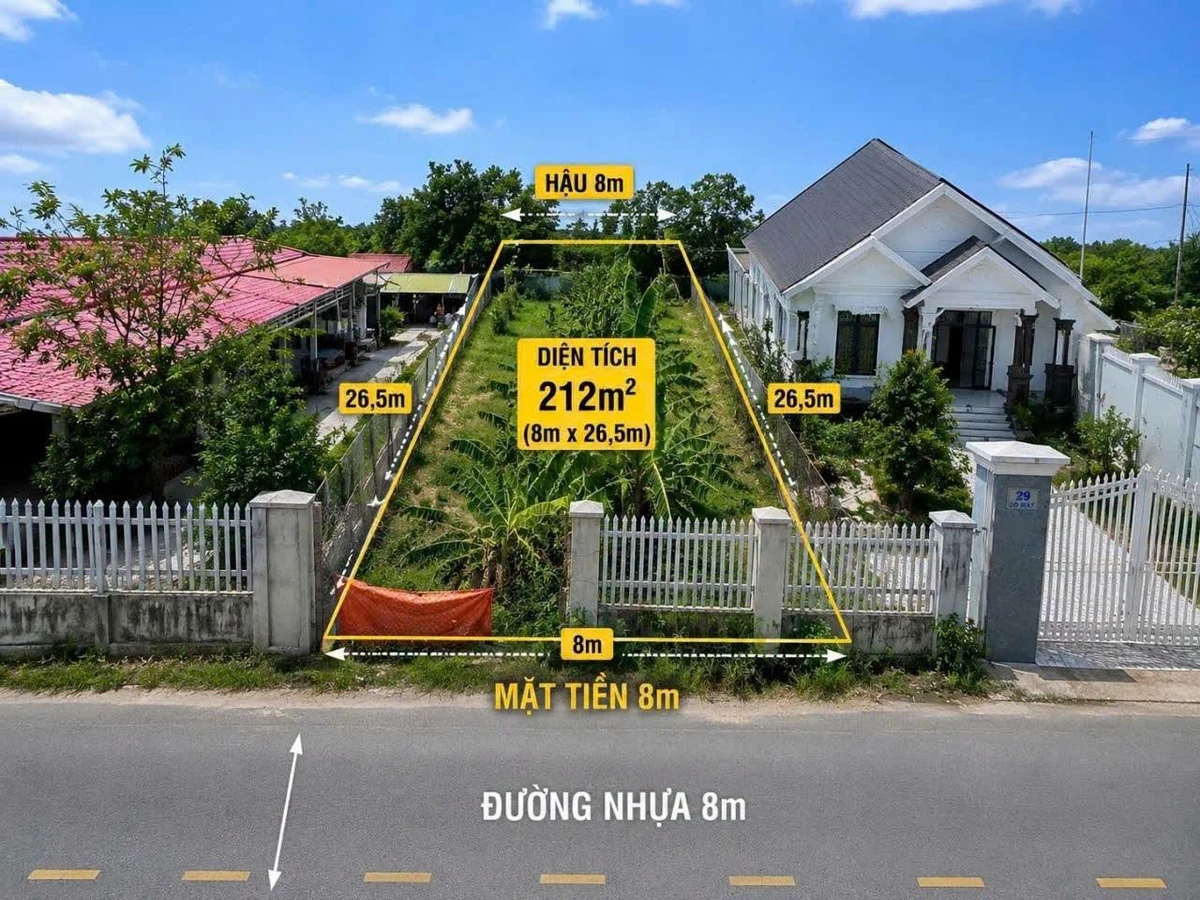 Bán lô đất mặt tiền Gò Mây Diên Khánh 212,7m² - 1,7 tỷ - Ảnh thu nhỏ 3
