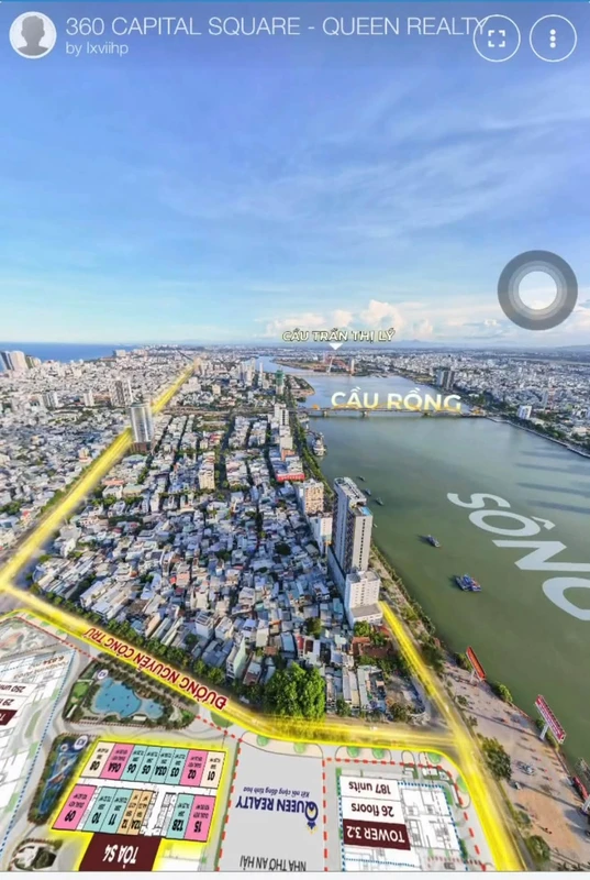 Bán căn hộ 2PN view sông Hàn, 72.25m², 8.192 tỷ, Đà Nẵng