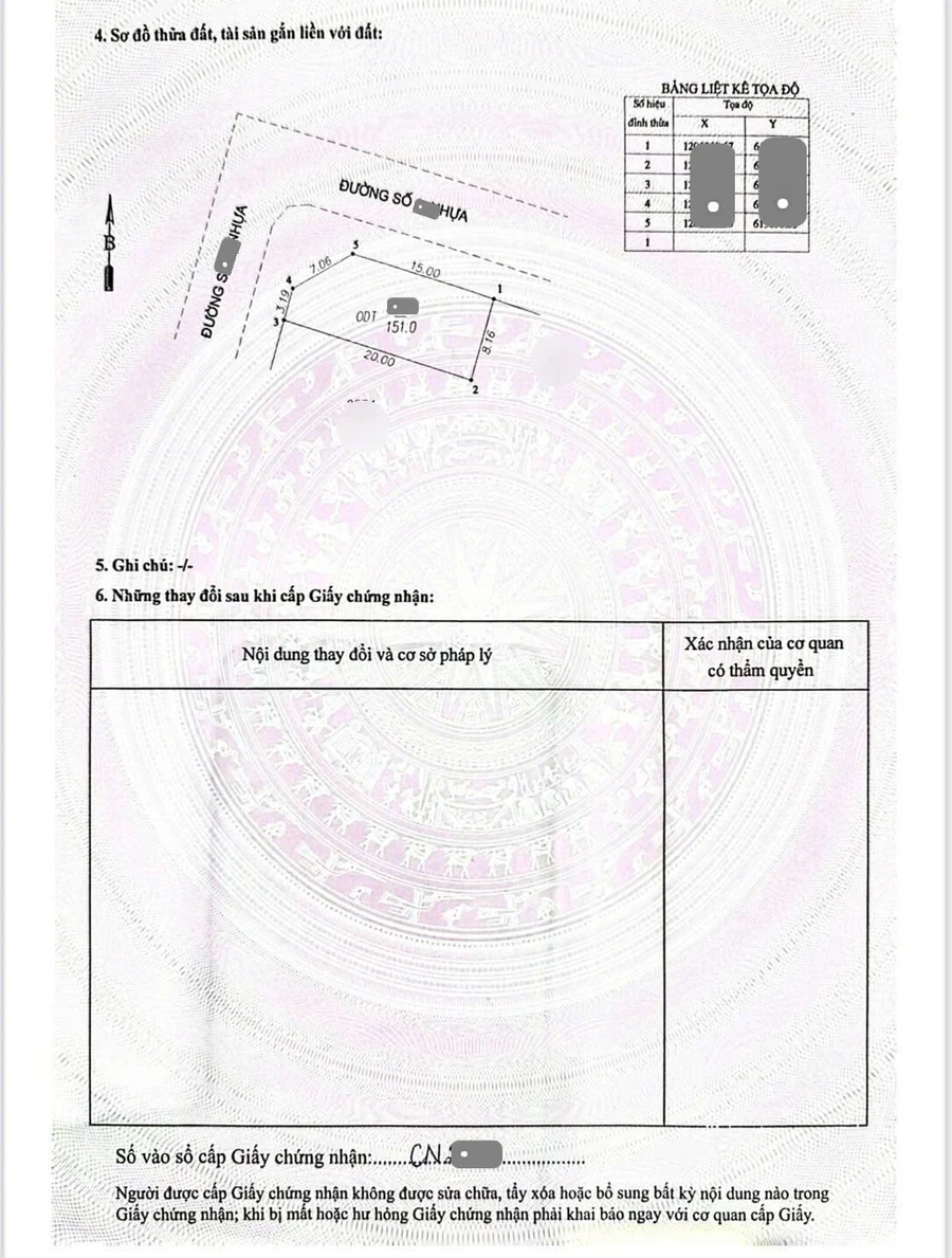 Bán đất 2 mặt tiền 151m2, 6,6 tỷ Dĩ An - Ảnh thu nhỏ 2