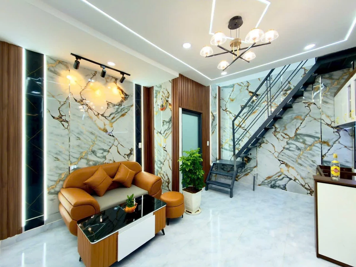 Bán nhà Bình Chánh 28m2 giá 485 triệu, sổ hồng riêng - Ảnh thu nhỏ 5