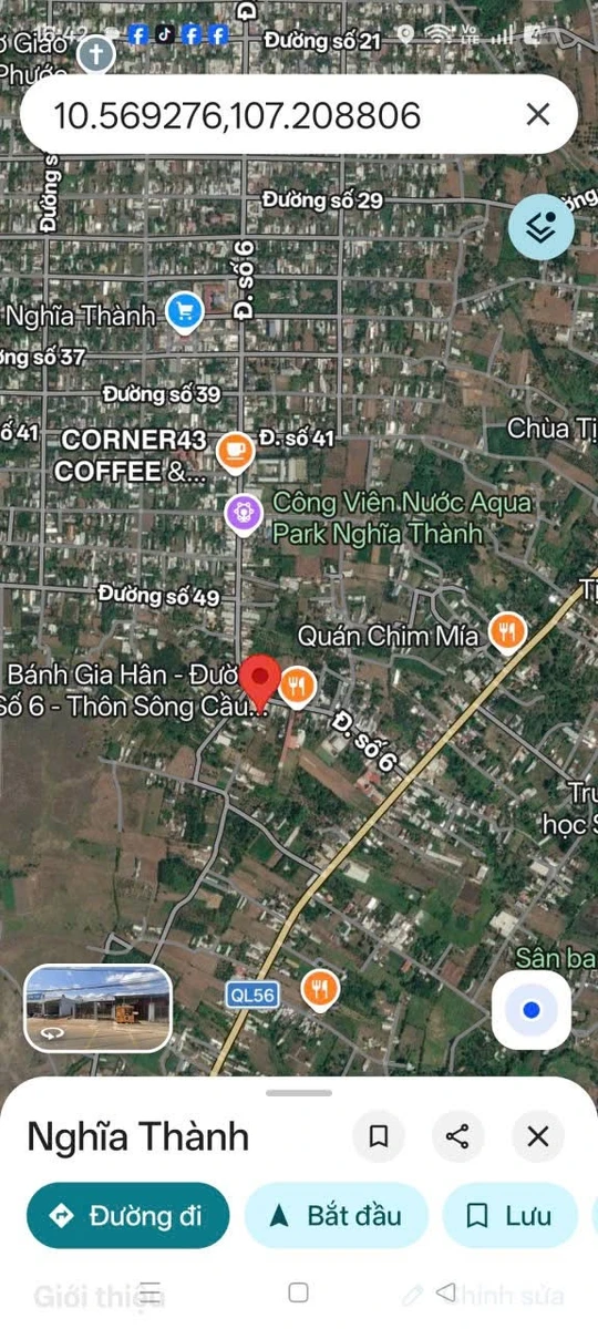 Bán đất Nghĩa Thành 228m² giá 1 tỷ 50 - Ảnh thu nhỏ 2