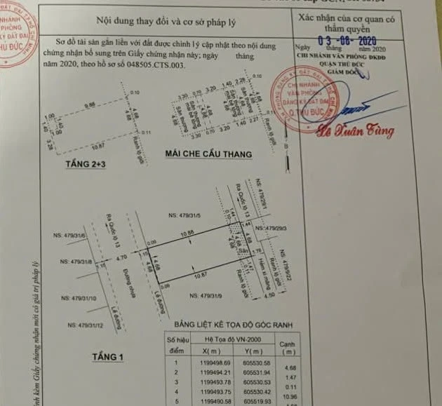 Bán nhà trệt 2 lầu sân thượng 58,6m² sát KĐT Vạn Phúc 8,2 tỷ - Ảnh thu nhỏ 3