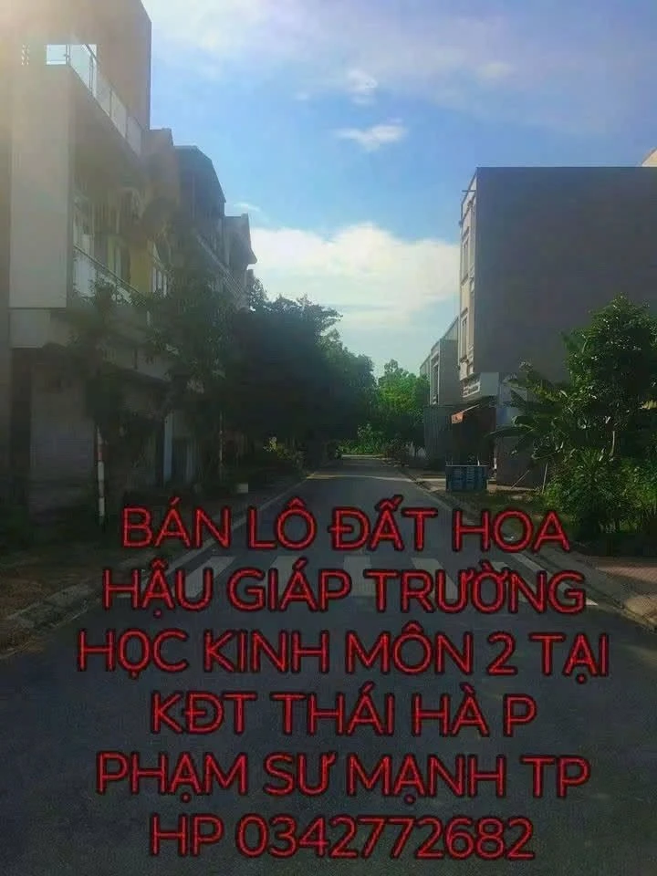 Bán lô đất Thái Hà Kinh Môn 82,5m², giá 1 tỷ - Ảnh 1