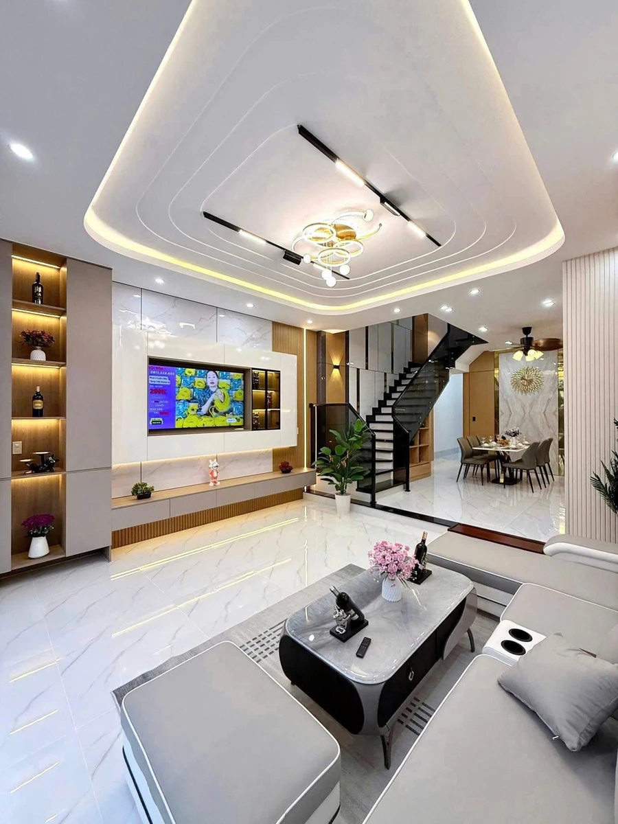 Bán nhà 3 tầng 120m² 3 phòng ngủ KDC Thủ Dầu Một 3 tỷ - Ảnh thu nhỏ 2
