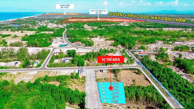 206m² có 116m² thổ cư ngay gần biển Triệu Cơ