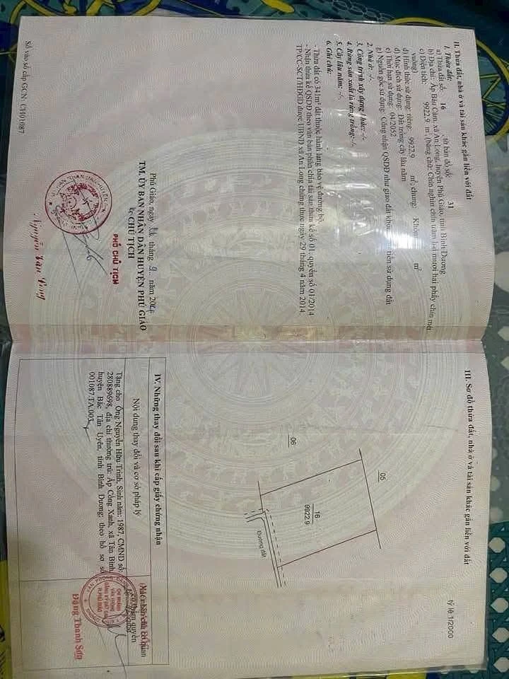 Bán 1ha đất cao su Phú Giáo, Bình Dương, 4,3 tỷ - Ảnh 1