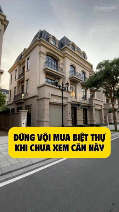 Hàng hiếm! Rẻ hơn thị trường. 1 căn biệt thự 2 mặt tiền - mặt phố đi bộ sát ngay Vincom - Ảnh 1