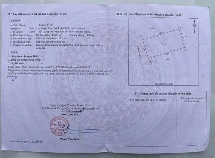 Bán đất Nghi Kim 128m2 gần trường học, bệnh viện, bến xe