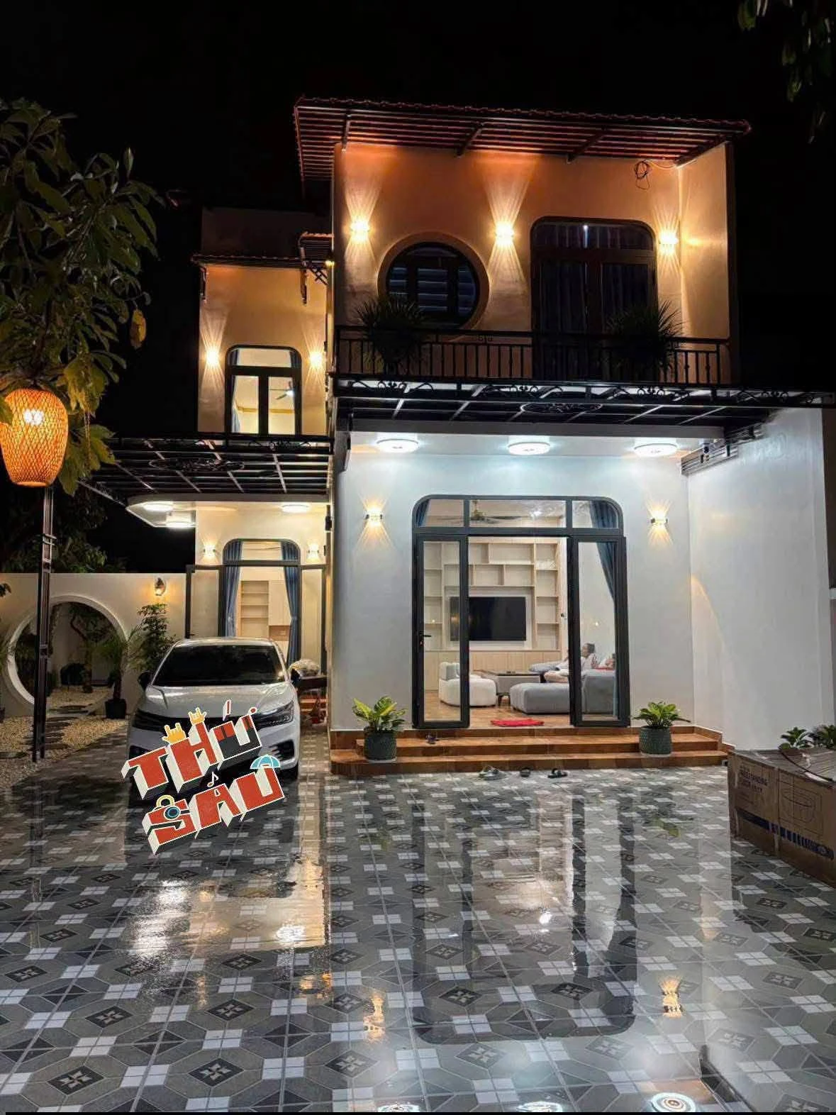 Bán nhà phố hiện đại 415m2 full nội thất, 3 phòng ngủ tại Hòa Phú, Vĩnh Công, Tây Ninh - Ảnh 1