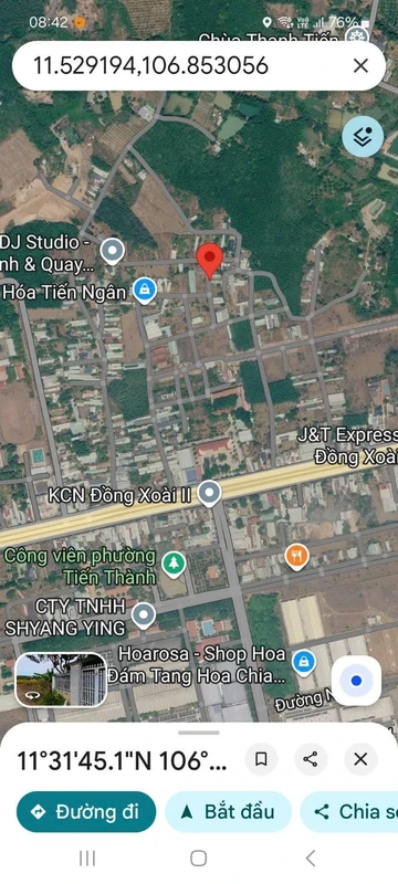 Bán đất 1432 m² Phường Đồng Xoài, Bình Dương, giá 7 tỷ