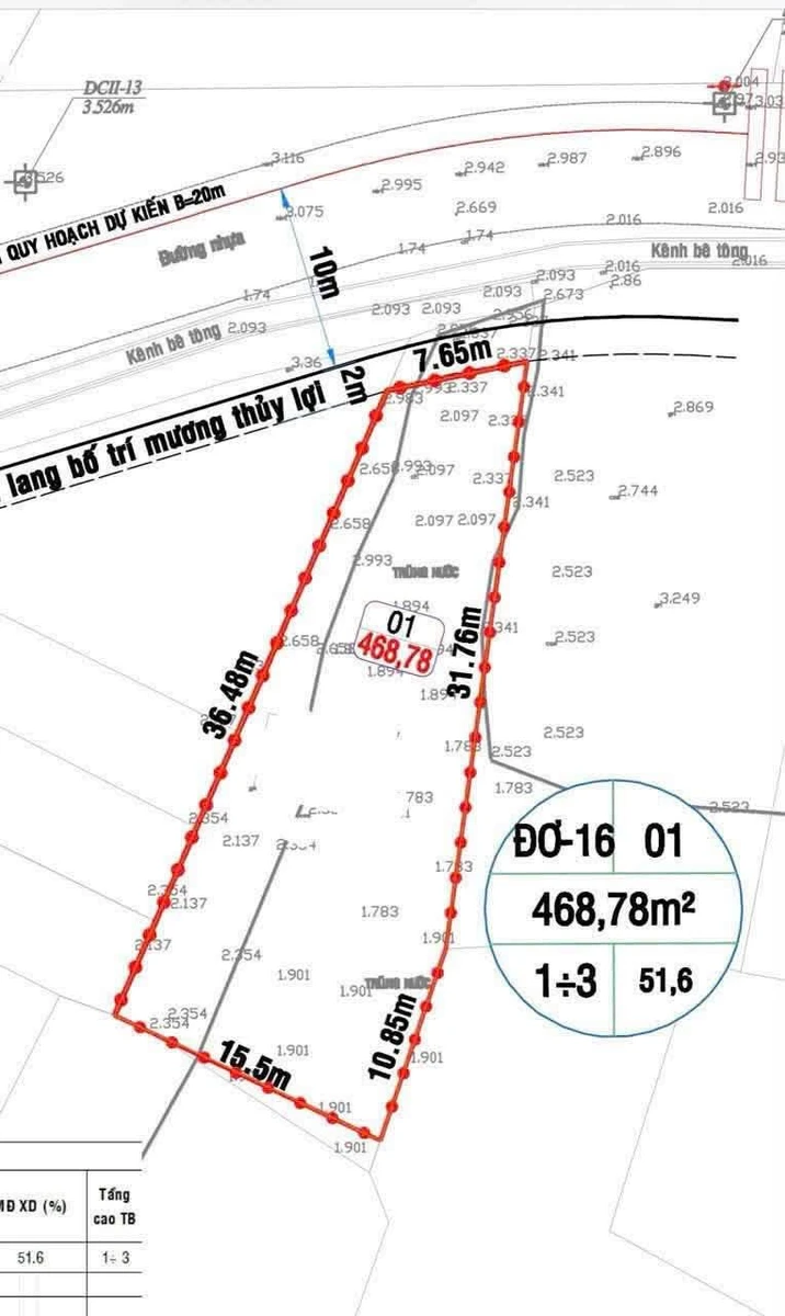 Bán lô đất 500m² Phước Sơn, Quy Nhơn, giá 2 tỷ 750 - Ảnh thu nhỏ 5