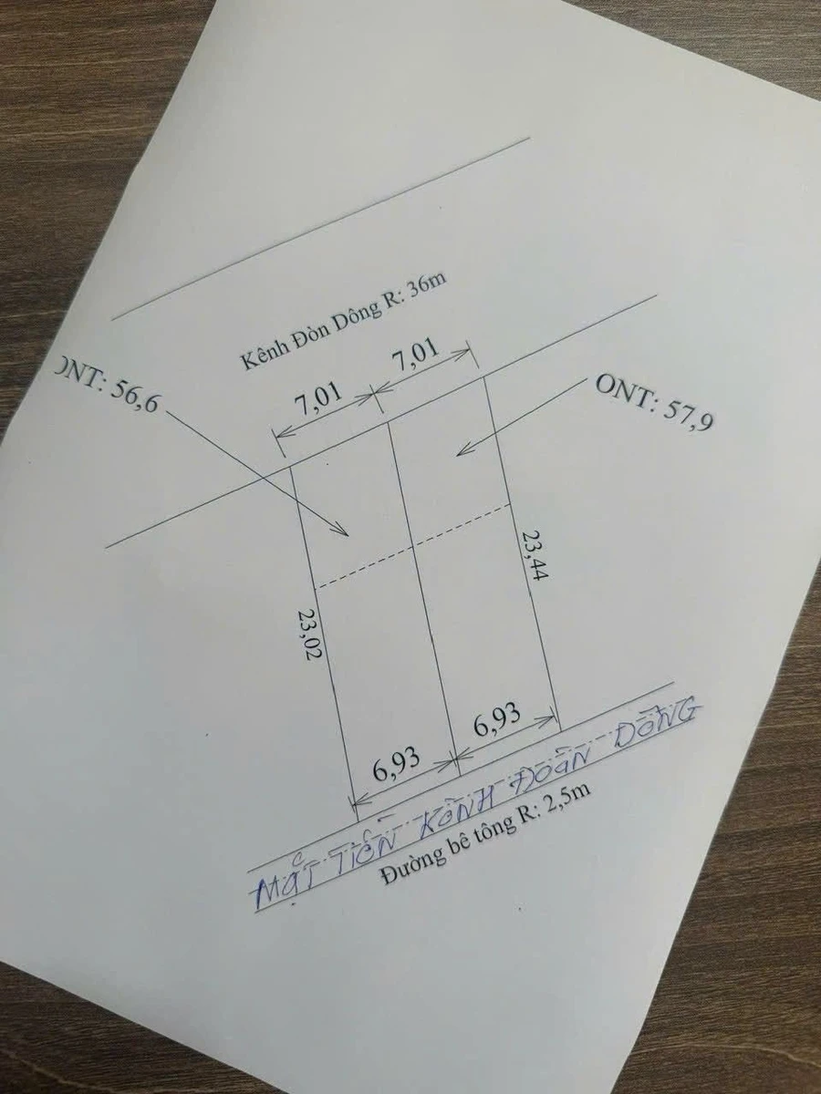 Bán đất Kênh Đòn Dong 7x23m An Giang 400 triệu - Ảnh 1