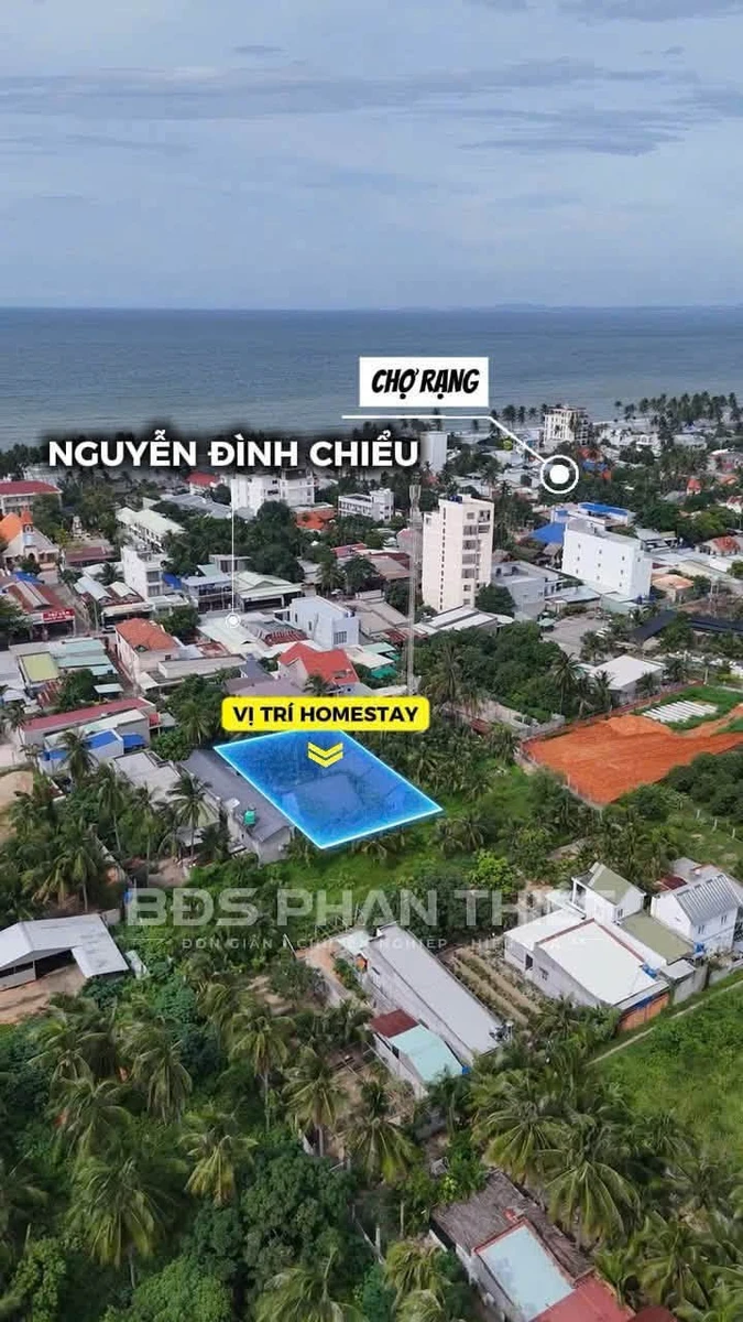 Bán homestay hồ bơi 400m2 gần mặt tiền Nguyễn Đình Chiểu Mũi Né - Ảnh thu nhỏ 2