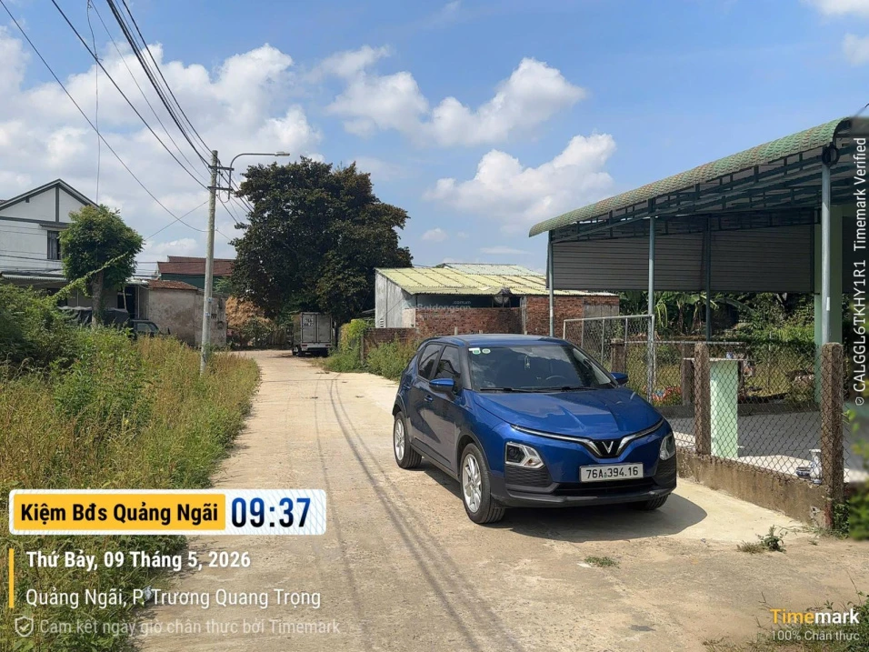 Bán đất P. Trương Quang Trọng (Tịnh An cũ) 5.72x17.5m hướng đông giá 970tr TL - Ảnh thu nhỏ 5