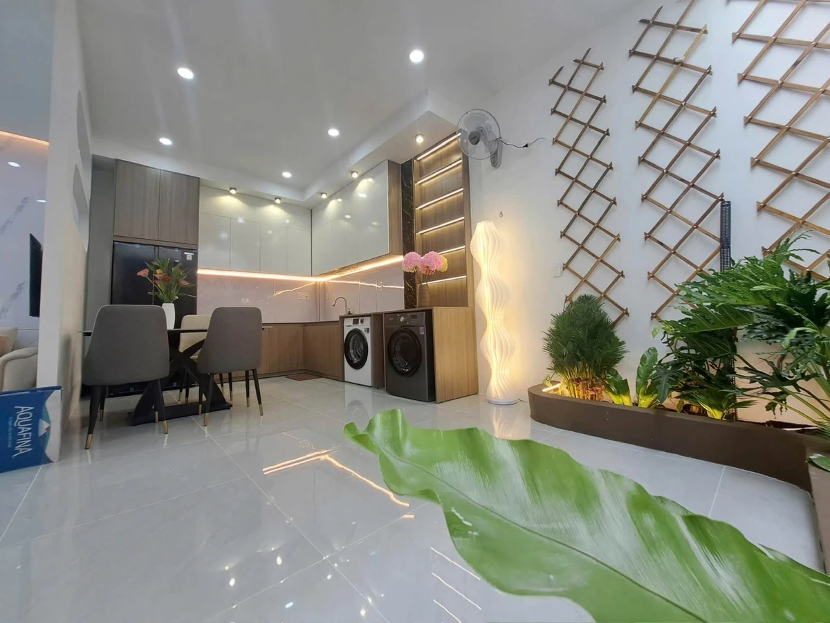 Bán nhà hẻm xe hơi mới xây 11x10m, 2PN, full nội thất, gần chợ Phú Hòa, Phú Lợi - Ảnh thu nhỏ 4