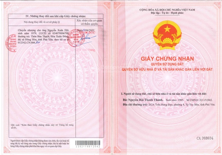 Bán đất tại phường Tuy Hoà, tỉnh Đắk Lắk
