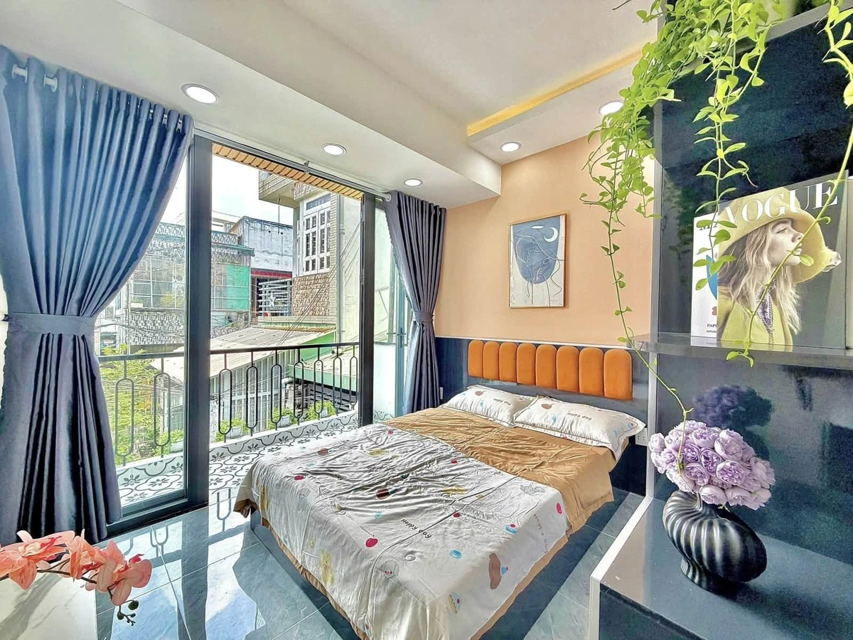 Bán nhà 1 trệt 1 lầu 75m2, 3PN 2WC, hẻm 6m gần Phan Văn Trị, tặng full nội thất - Ảnh thu nhỏ 4