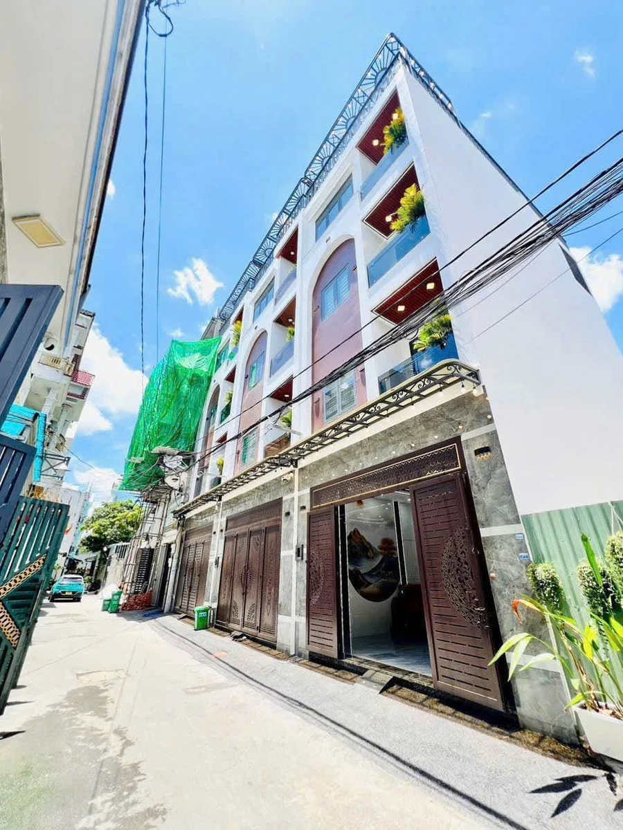 Bán nhà phố 5x13m 1 trệt 3 lầu 1 tum, 4PN 5WC đường Nguyễn Thị Kiểu, Quận 12 - Ảnh thu nhỏ 4