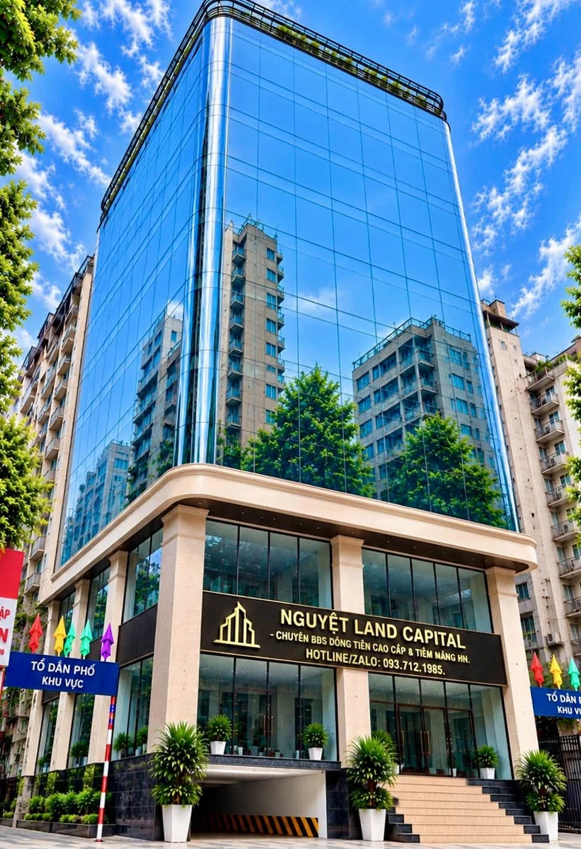 Cho thuê tòa building mặt phố 160m² 9 tầng 250 triệu/tháng Hà Nội - Ảnh thu nhỏ 2