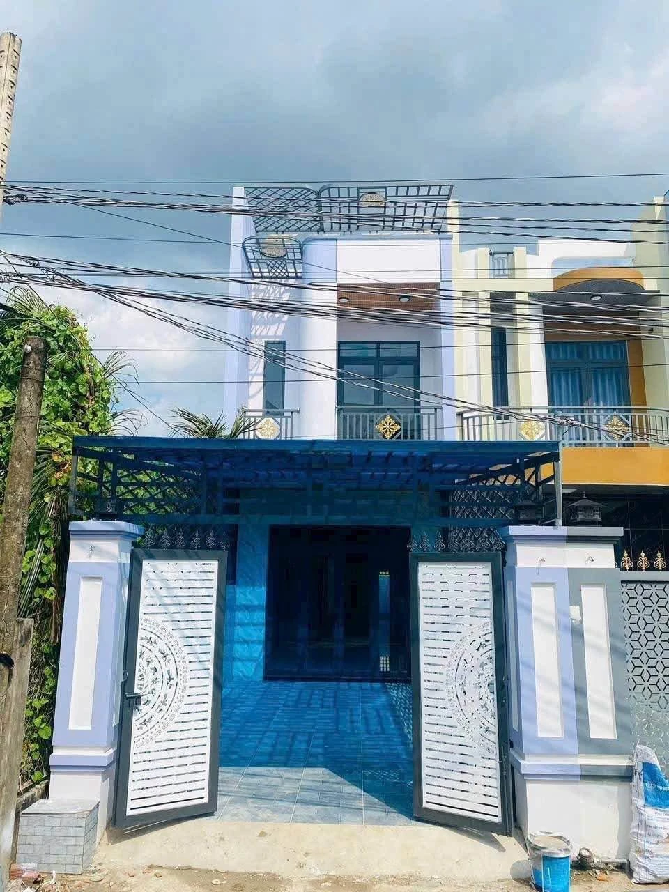 Bán nhà 1 trệt 1 lầu mặt tiền Năm Ngói, Cần Giuộc, 117m² - Ảnh 1