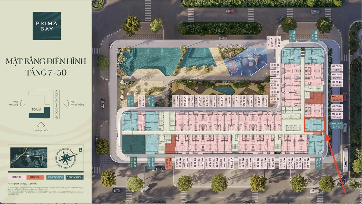 Bán căn hộ 2 phòng ngủ 55,84m² Prima Bay Hạ Long giá 2,357 tỷ - Ảnh thu nhỏ 4