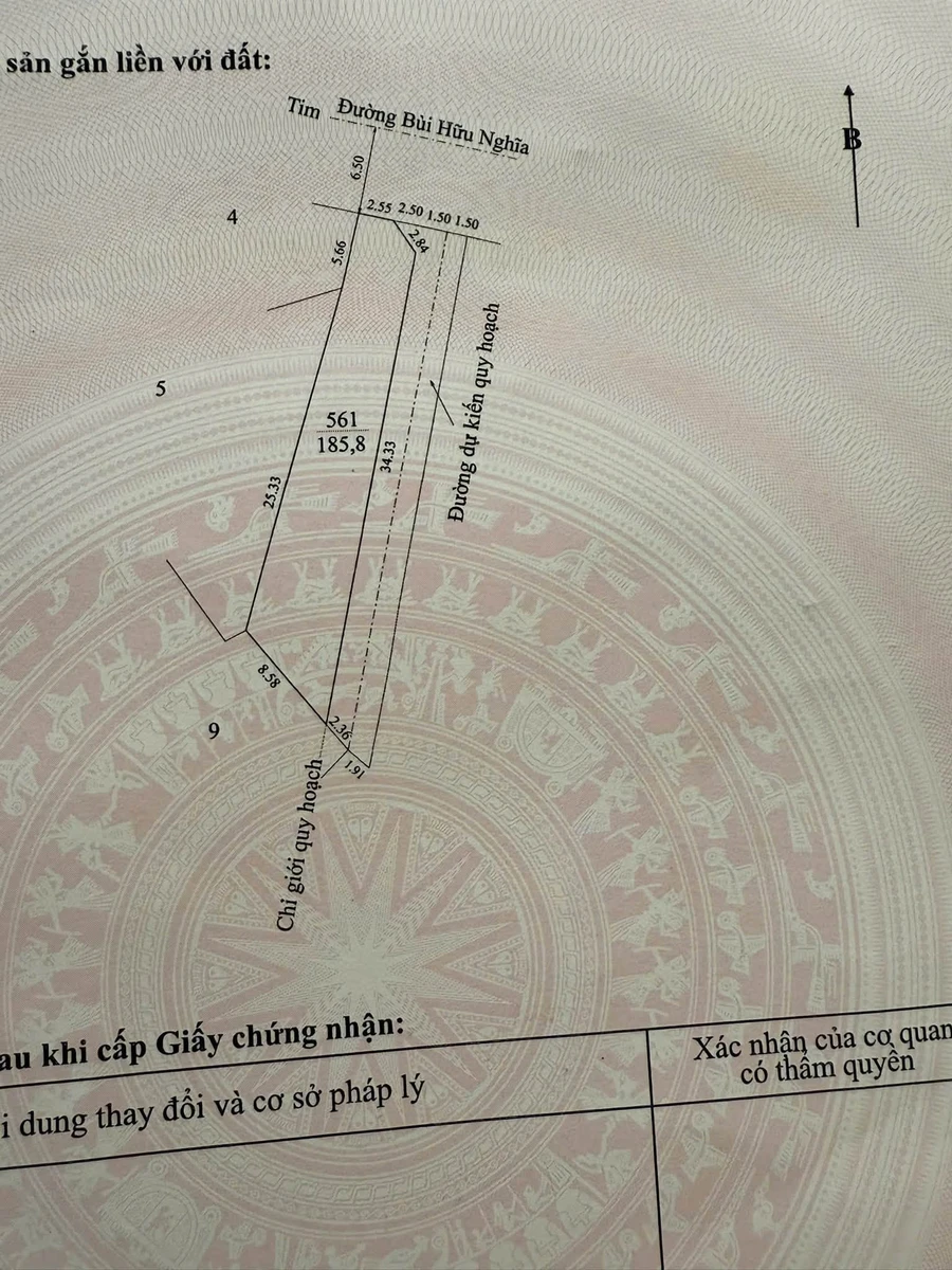 Bán đất mặt tiền 185m2 Bùi Hữu Nghĩa Phú Xuân Huế - Ảnh 1