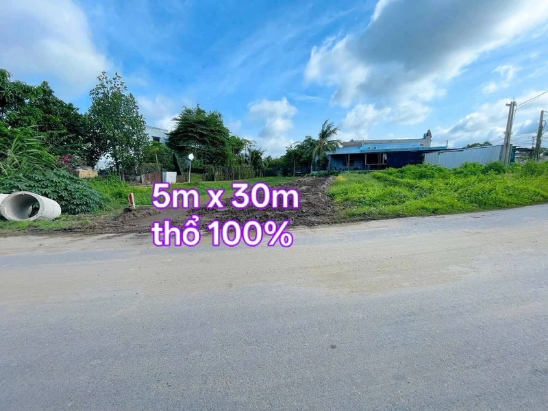 Bán đất mặt tiền Út An Đức Hoà 150m2, 1 tỷ 650 triệu