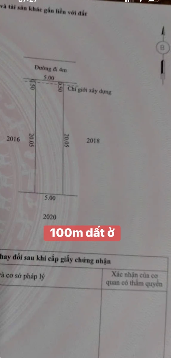 Bán đất nền Thuỷ Lương 102m Trần Hoàn Quận 12 - Ảnh 1