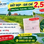 Bán đất 932m² Xuyên Mộc, giá 2,5 tỷ, sổ riêng - Ảnh thu nhỏ 1
