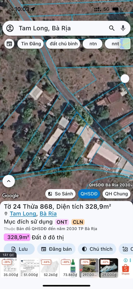 Bán đất 80m² đường 25 Hoà Long, Bình Chánh, 2.2 tỷ - Ảnh thu nhỏ 3