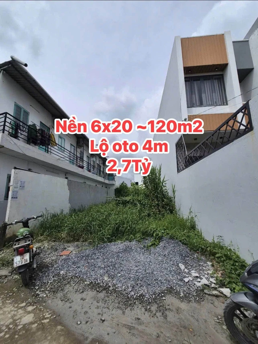 Bán nền đất 120m2 Nguyễn Văn Cừ Nối Dài, Tân An, Cần Thơ - 2,7 tỷ - Ảnh 1