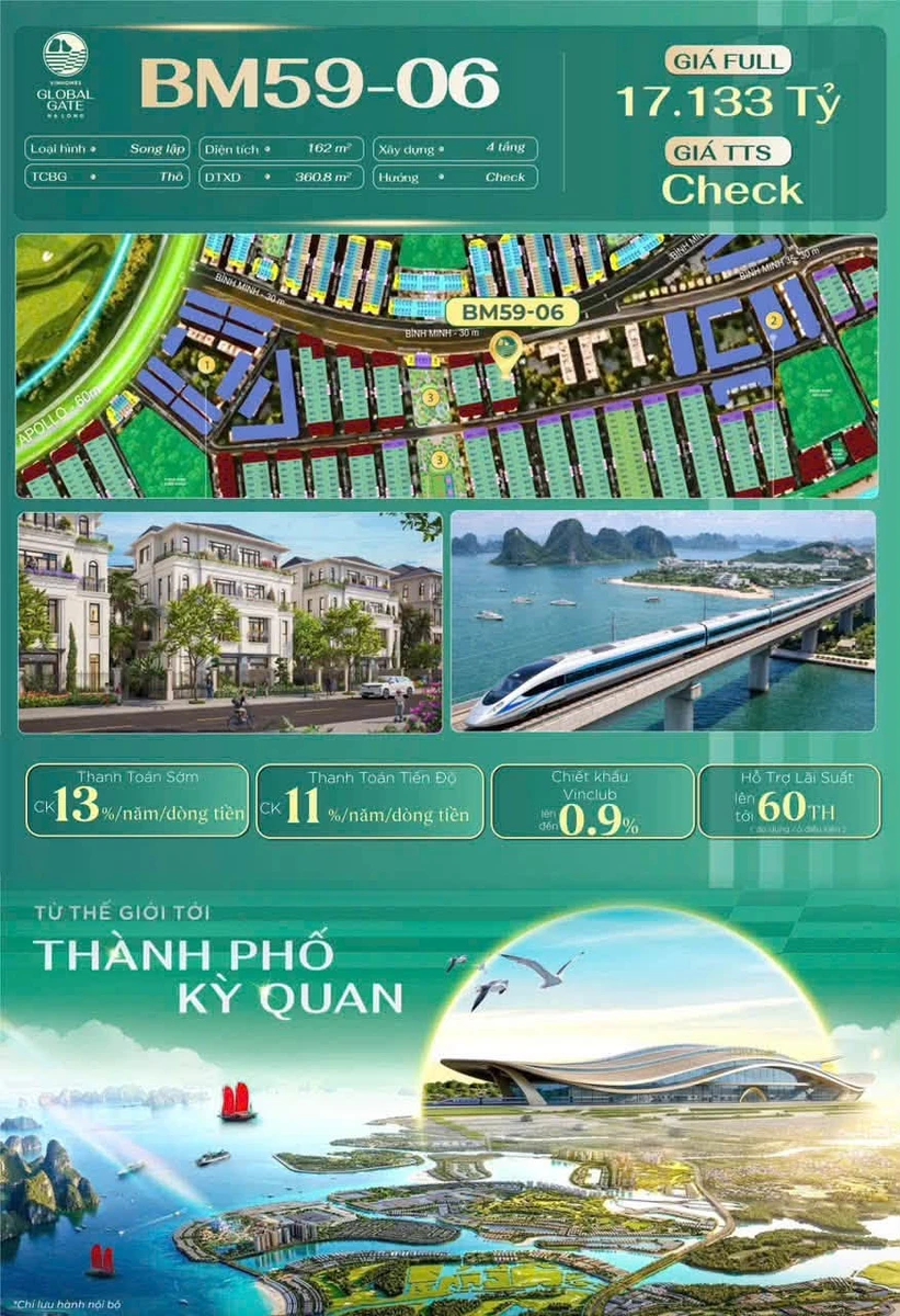 Bán song lập 162m² tại Vinhomes Global Gate Hạ Long, 5,139 tỷ - Ảnh thu nhỏ 2