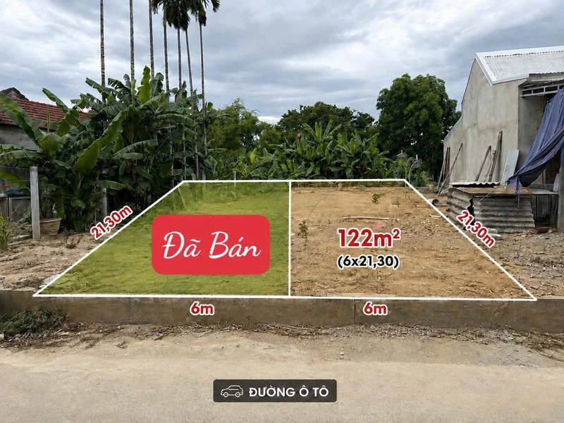 Bán đất kiệt ô tô đường Đặng Huy Tá, Phường Kim Trà, Huế 122m2 giá 410 triệu