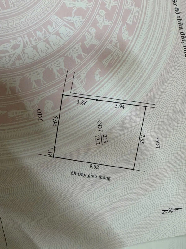 Bán nhà 2 tầng 73m² sát Hồ Văn Lang, Việt Trì