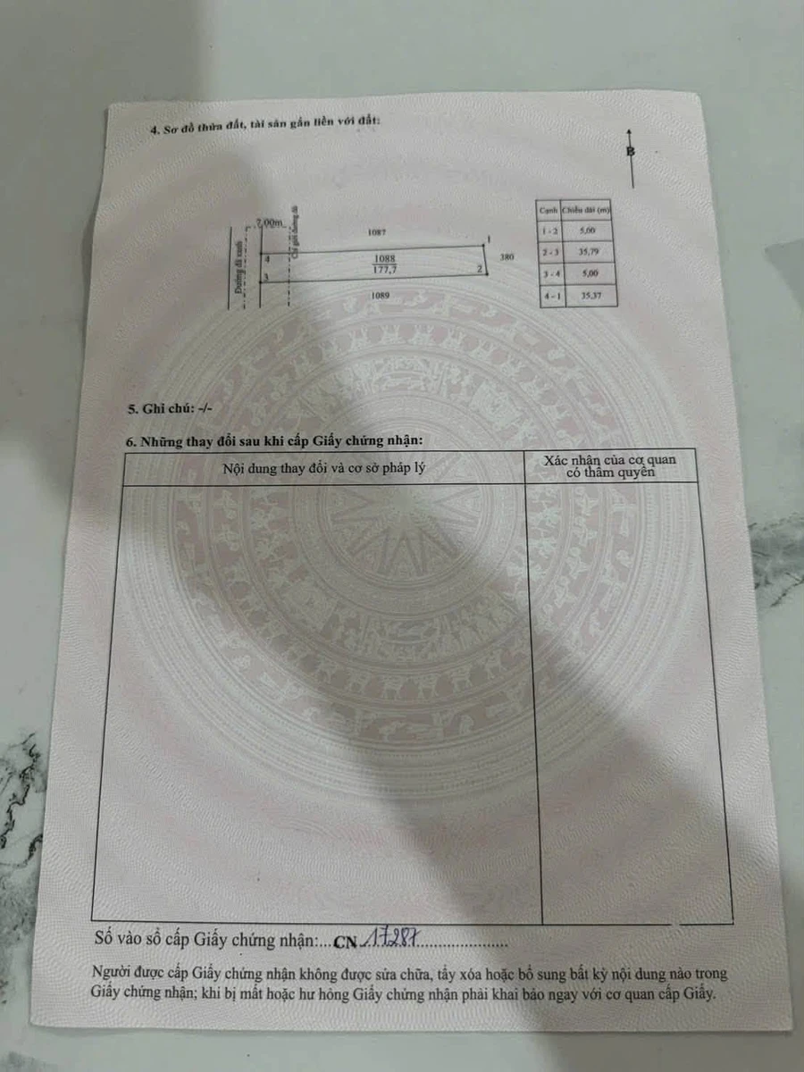 Bán đất nền 175m² Đức Hòa Đông, Long An, 1.19 tỷ - Ảnh thu nhỏ 4
