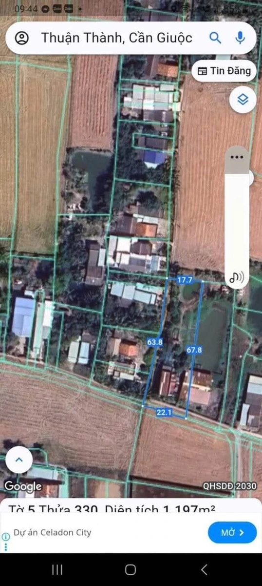 Bán lô đất vườn 1.197m² Cần Giuộc, Long An 2,6 tỷ - Ảnh thu nhỏ 3