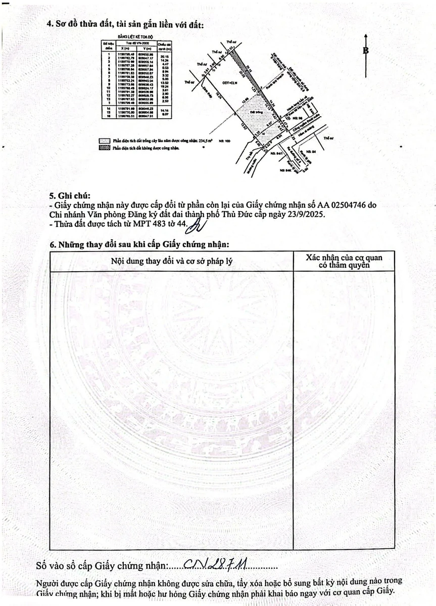 Bán lô đất 545m² gần ga Metro Phường Thủ Đức - Ảnh thu nhỏ 2