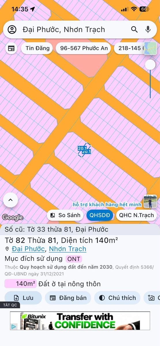 Bán nhà Đại Phước Đồng Nai 140m2, 4 phòng, 5.95 tỷ - Ảnh 1
