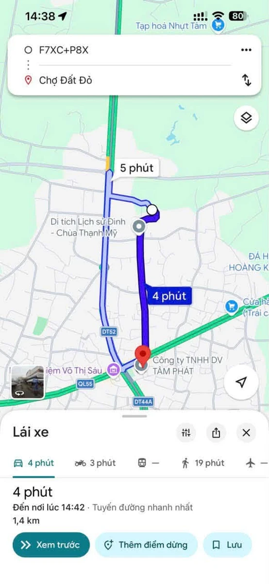 Bán gấp lô đất 95.9m² Đất Đỏ 420 triệu - Ảnh thu nhỏ 5