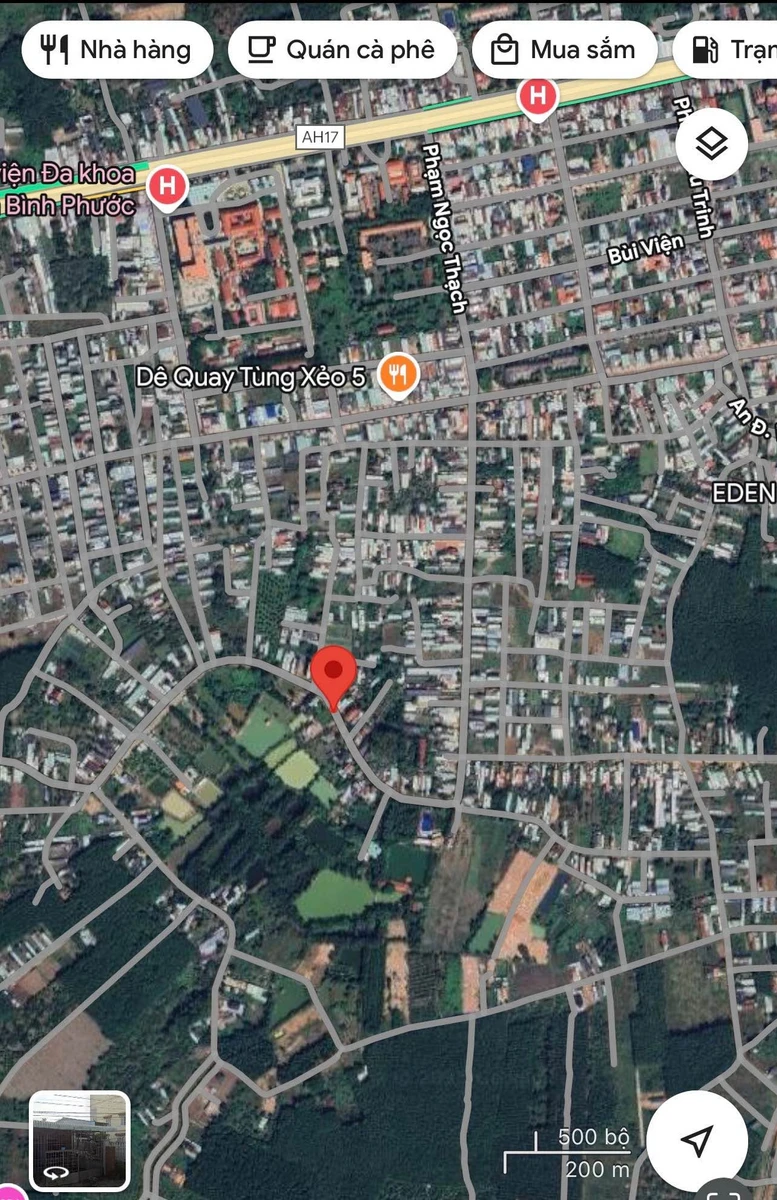 Bán đất mặt tiền Phạm Ngọc Thạch Đồng Xoài 125m² 1 tỷ 100 triệu - Ảnh 1