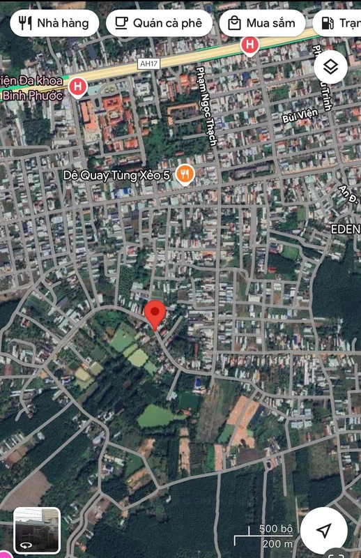 Bán đất mặt tiền Phạm Ngọc Thạch Đồng Xoài 125m² 1 tỷ 100 triệu