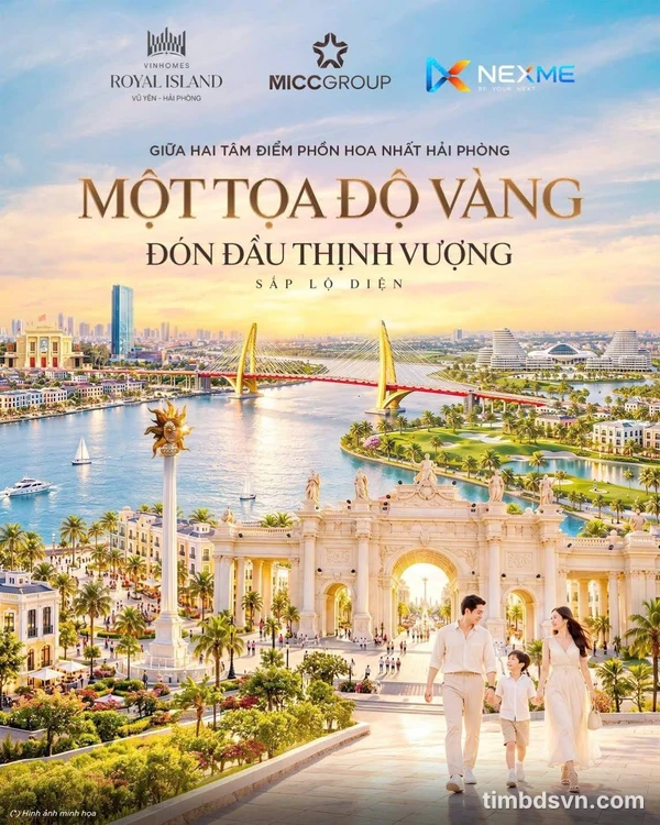 Bán song lập 186.8m² Royal Island Vũ Yên Hải Phòng 21.9 tỷ