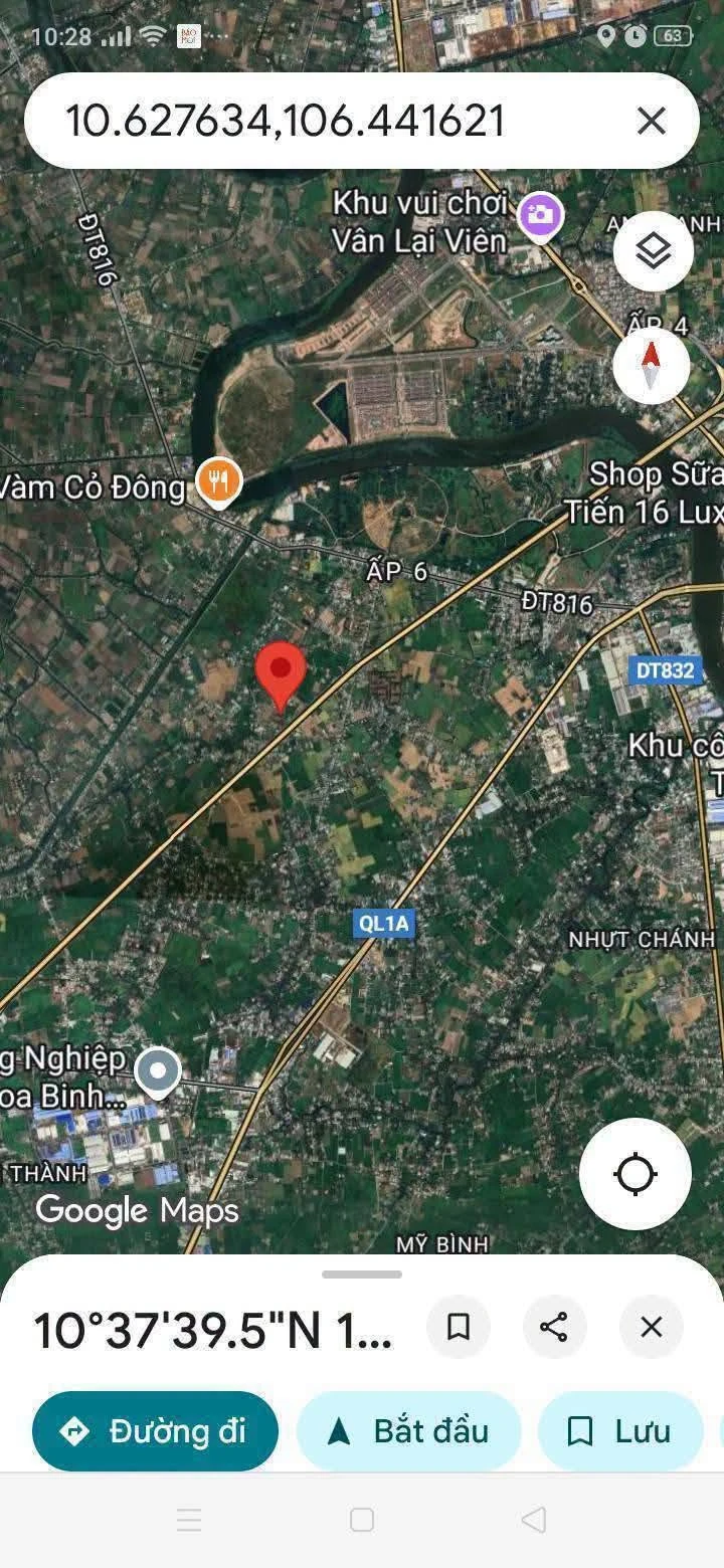 Bán đất 1000m2 Bến Lức Tây Ninh 1 tỷ 100 triệu - Ảnh 1