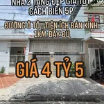 Bán nhà phố 2 lầu 90 m² Nha Trang 4,5 tỷ - Ảnh thu nhỏ 1