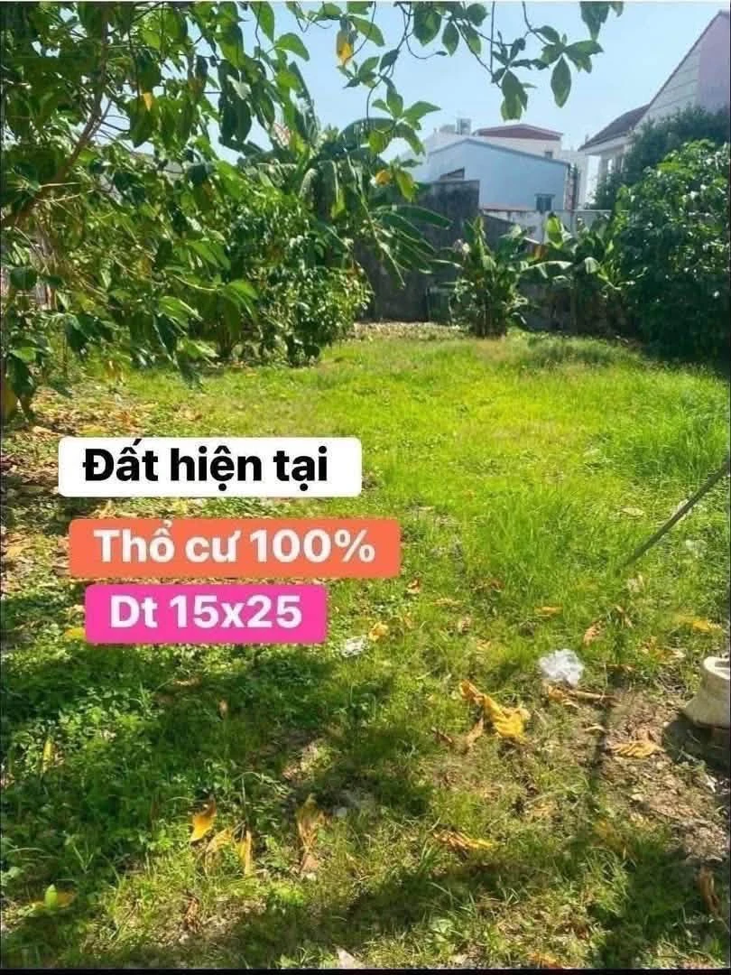 Bán đất thổ cư 375m² trung tâm Bến Tre 1 tỷ 390 - Ảnh 1