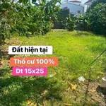 Bán đất thổ cư 375m² trung tâm Bến Tre 1 tỷ 390 - Ảnh thu nhỏ 1