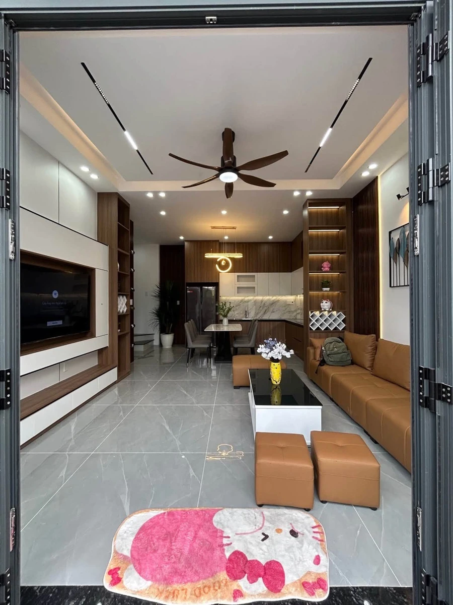 Bán nhà 3 tầng 87m2 kiệt ôtô Tôn Đản nội thất full - Ảnh thu nhỏ 2